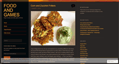 Desktop Screenshot of foodandgames.net