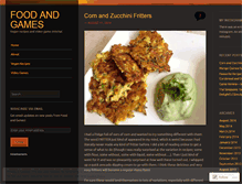 Tablet Screenshot of foodandgames.net